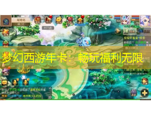 梦幻西游年卡：畅玩福利无限